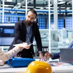 formação de preços - pessoas em ambiente industrial debatendo precificação de produtos