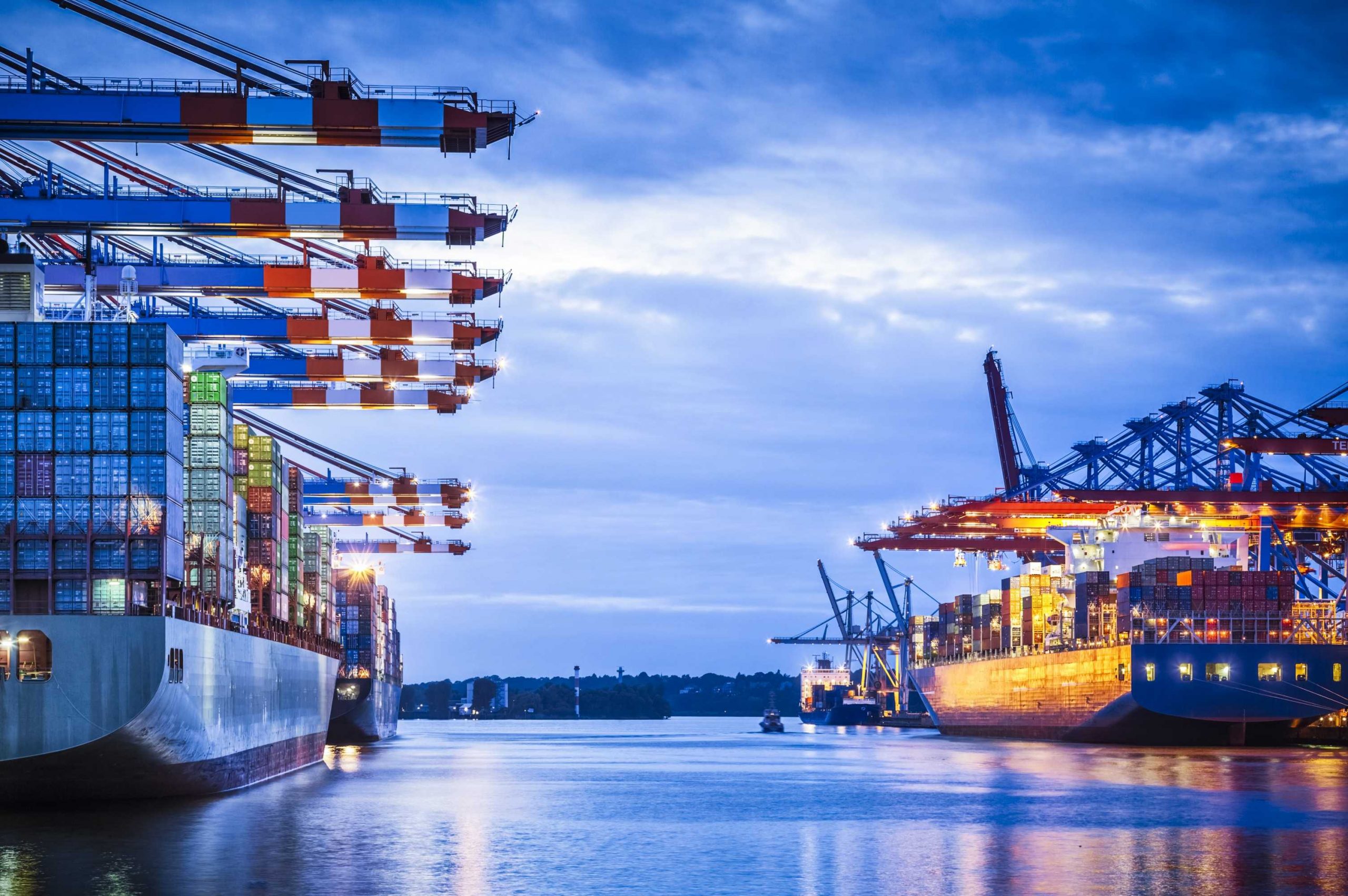 exportação no brasil - transporte internacional de mercadorias em um porto